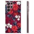 Samsung Galaxy S22 Ultra 5G TPU-Skal - Vintage Blommor