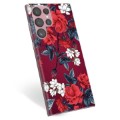 Samsung Galaxy S22 Ultra 5G TPU-Skal - Vintage Blommor