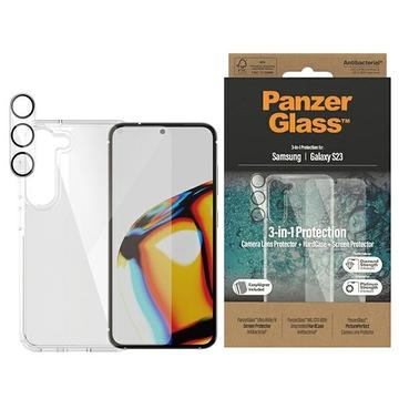 Samsung Galaxy S23 5G PanzerGlass 3-i-1 Skyddsset - Klar