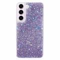 Samsung Galaxy S23 Glitter Flakes TPU-skal - Lila