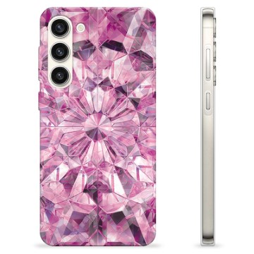 Samsung Galaxy S23+ 5G TPU-Skal - Rosa Kristall