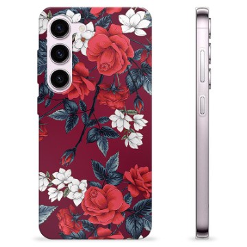 Samsung Galaxy S23 5G TPU-Skal - Vintage Blommor