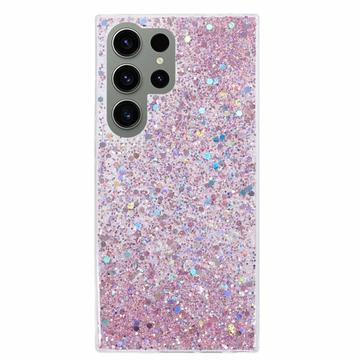 Samsung Galaxy S23 Ultra Glitter Flakes TPU-skal