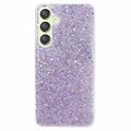 Samsung Galaxy S24 Glitter Flakes TPU-skal - Lila