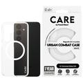 Samsung Galaxy S24 PanzerGlass Care Transparent Urban Combat Skal - MagSafe-kompatibel - Vit