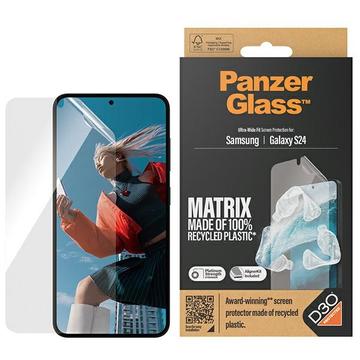 Samsung Galaxy S24 PanzerGlass Matrix D3O UWF-skärmskydd med AlignerKit - Klar