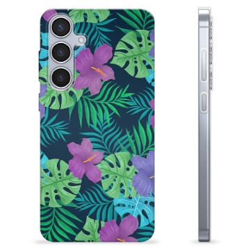 Samsung Galaxy S24+ TPU-Skal - Tropiska Blommor