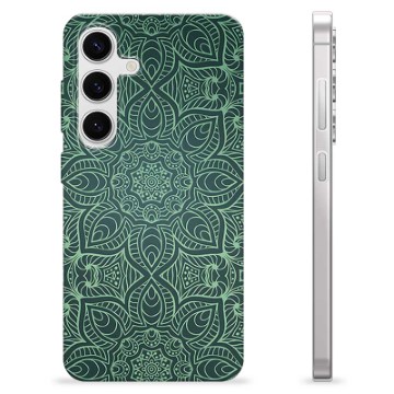 Samsung Galaxy S24 TPU-Skal - Grön Mandala