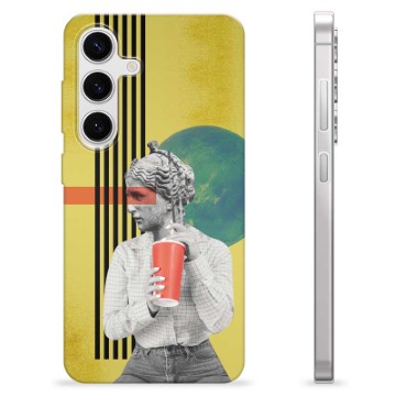 Samsung Galaxy S24 TPU-Skal - Retro Konst