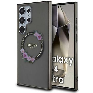 Samsung Galaxy S24 Ultra Guess IML Flowers Wreath Skal - MagSafe-kompatibel