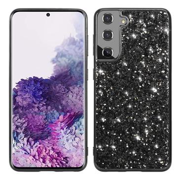 Samsung Galaxy S24+ Glitter Series Hybrid Skal - Svart