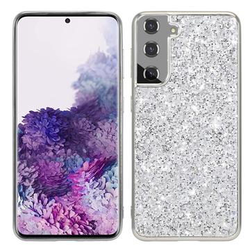 Samsung Galaxy S24+ Glitter Series Hybrid Skal - Silver