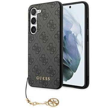 Samsung Galaxy S24+ Guess 4G Charms Collection Hybrid Skal - Grå