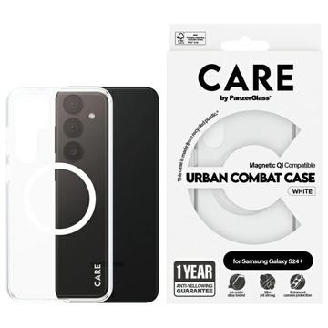 Samsung Galaxy S24+ PanzerGlass Care Transparent Urban Combat Skal - MagSafe-kompatibel - Vit