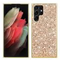 Samsung Galaxy S25 Ultra Glitter Series Hybrid Skal - Guld