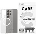 Samsung Galaxy S25 Ultra PanzerGlass Care Star Lit-Skal - MagSafe-kompatibel - Genomskinlig vit