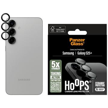 Samsung Galaxy S25+ PanzerGlass Hoops Keramiskt kameralinsskydd - Svart