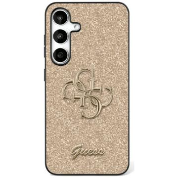 Samsung Galaxy S25+ Guess Fixed Glitter 4G Metal Logo Skal - Guld