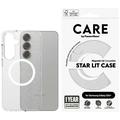 Samsung Galaxy S25+ PanzerGlass Care Star Lit-Skal - MagSafe-kompatibel - Genomskinlig vit