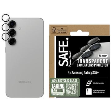 Samsung Galaxy S25+ PanzerGlass Safe kameralinsskydd - Genomskinlig