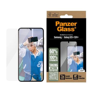 Samsung Galaxy S25+ PanzerGlass Ultra-Wide Fit Skärmskydd - 9H