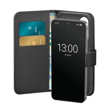 Samsung Galaxy S25+ Puro Plånboksfodral med 2 kortplatser - Svart