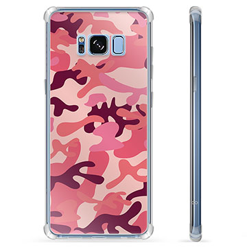 Samsung Galaxy S8 Hybridskal - Rosa Kamouflage