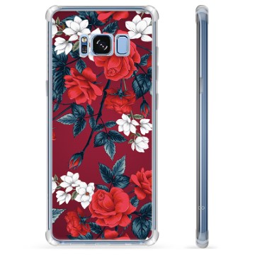 Samsung Galaxy S8+ Hybridskal - Vintage Blommor