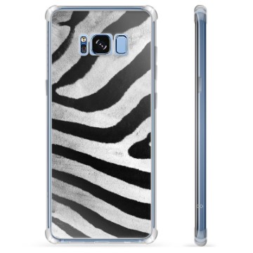 Samsung Galaxy S8+ Hybridskal - Zebra