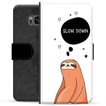 Samsung Galaxy S8+ Premium Plånboksfodral - Slow Down