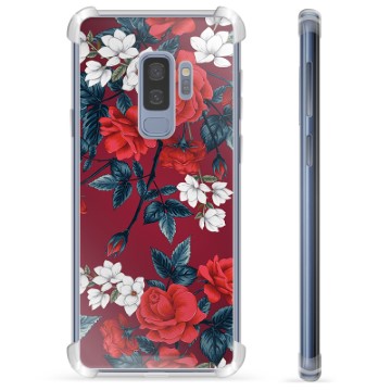 Samsung Galaxy S9+ Hybridskal - Vintage Blommor