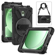 Samsung Galaxy Tab Active 3/Tab Active5 Heavy Duty 360 Skal med Handrem - Svart