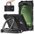 Samsung Galaxy Tab Active5 Heavy Duty 360 Skal med Handrem - Svart