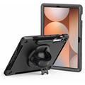 Samsung Galaxy Tab S10+/S9+ JT Berlin Robust fodral med kickstand och handrem - Svart