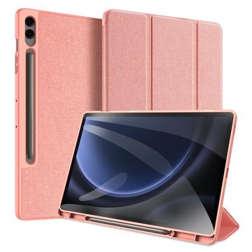 Samsung Galaxy Tab S9 FE+ Dux Ducis Domo Tri-Fold Smart Foliofodral - Rosa