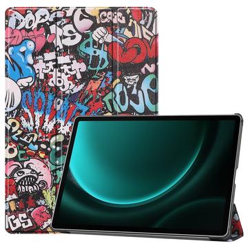 Samsung Galaxy Tab S9 FE+ Tri-Fold Series Smart Foliofodral - Graffiti