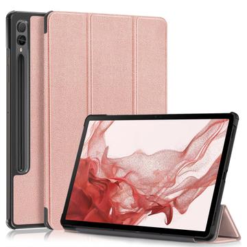 Samsung Galaxy Tab S9+ Tri-Fold Series Smart Foliofodral - Roséguld