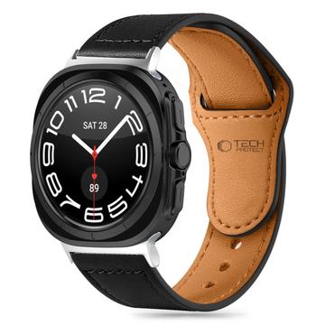 Samsung Galaxy Watch Ultra Tech-Protect Fit läderarmband - 47mm - Svart