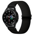 Samsung Galaxy Watch4/Watch4 Classic/Watch3/Active2/Active/Gear Sport/Gear S2 Classic Flätat nylonarmband - 20mm - Svart