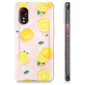 Samsung Galaxy Xcover 5 TPU-Skal - Citronmönster