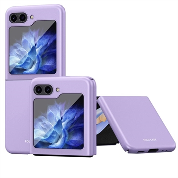 Samsung Galaxy Z Flip5 Gummerat Plastskal - Lila