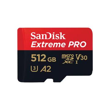 SanDisk Extreme Pro microSDXC-minneskort SDSQXCD-512G-GN6MA