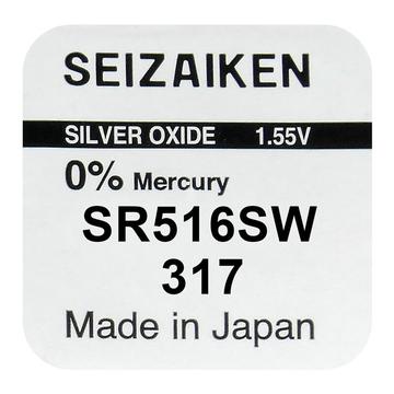 Seizaiken 317 SR516SW Silveroxidbatteri - 1.55V