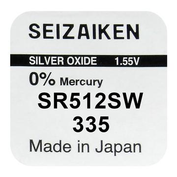 Seizaiken 335 SR512SW Silveroxidbatteri - 1.55V