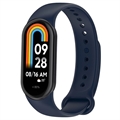 Xiaomi Smart Band 8 Mjuk Silikonrem - Mörkblå