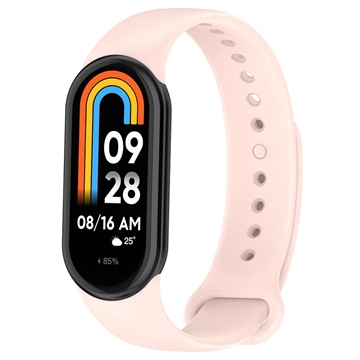 Xiaomi Smart Band 8 Mjuk Silikonrem - Rosa