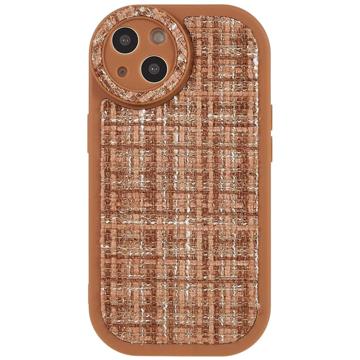 Canvas iPhone 14 Plus TPU-skal - Brun