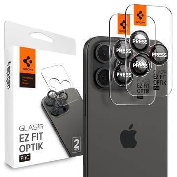 iPhone 16 Pro/16 Pro Max Spigen Glas.tR Ez Fit Optik Pro Kameralinsskydd