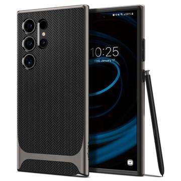 Samsung Galaxy S24 Ultra Spigen Neo Hybrid Skal - Pistolmetall