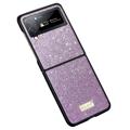 Sulada Celebrity Serie Samsung Galaxy Z Flip4 5G Hybridskal - Lila